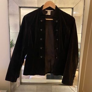 Diane Von Furstenberg Velvet Brown Jacket